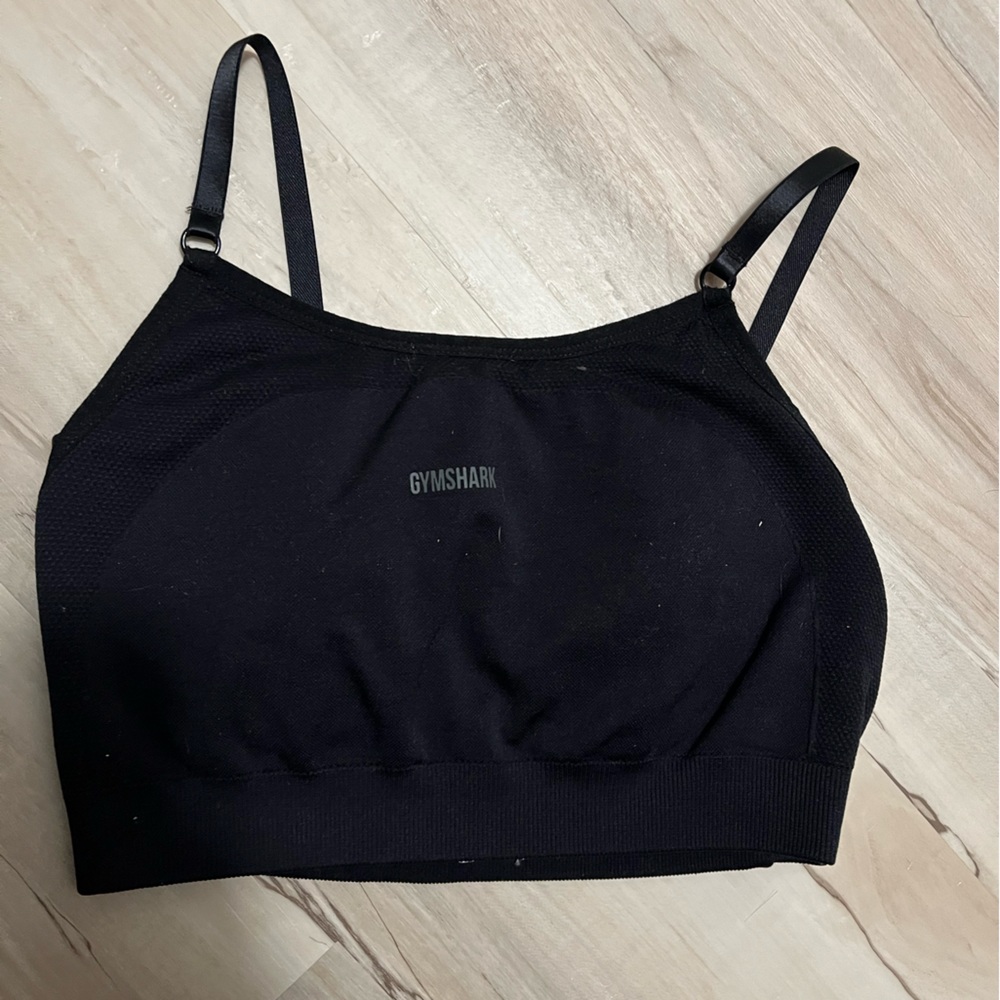 Black Gymshark Sports Bra Size Small